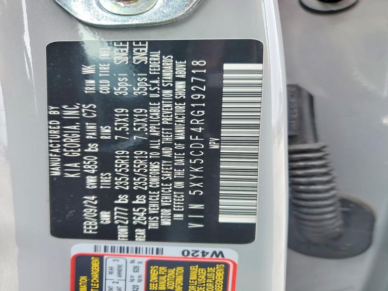 Продаж на аукціоні авто 2024 Kia Sportage, vin: 5XYK5CDF4RG192718, номер лоту: 73809505