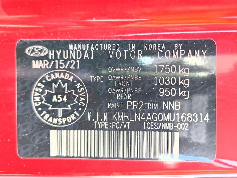 Продажа на аукционе авто 2021 Hyundai Elantra Se, vin: KMHLN4AG0MU168314, номер лота: 75423575
