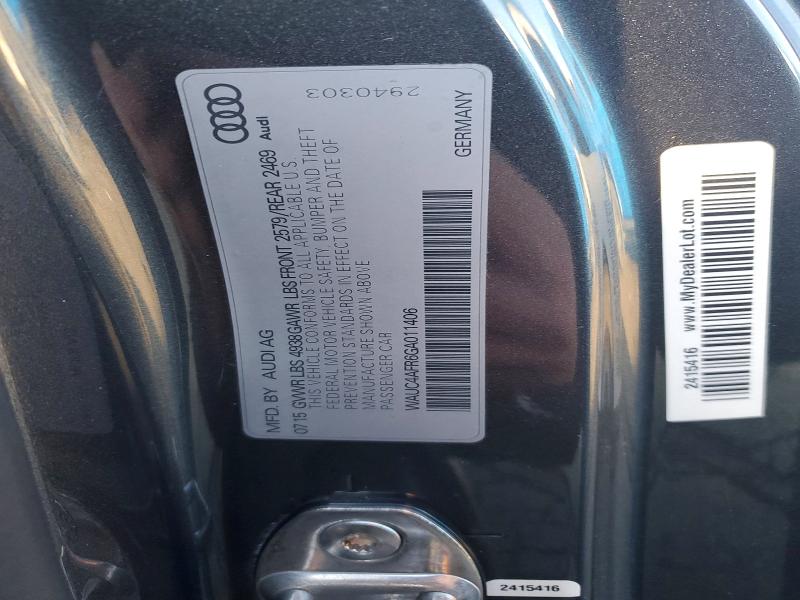 Aukcja sprzedaży 2016 Audi S5, vin: WAUC4AFR6GA011406, numer aukcji: 72372345