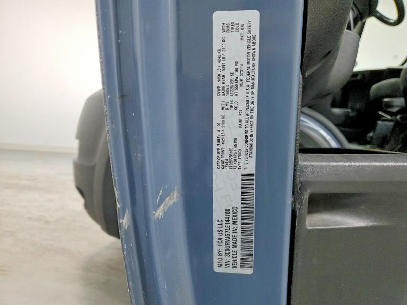 Продажа на аукционе авто 2020 Ram Promaster 3500, vin: 3C6URVJG7LE144180, номер лота: 96707185