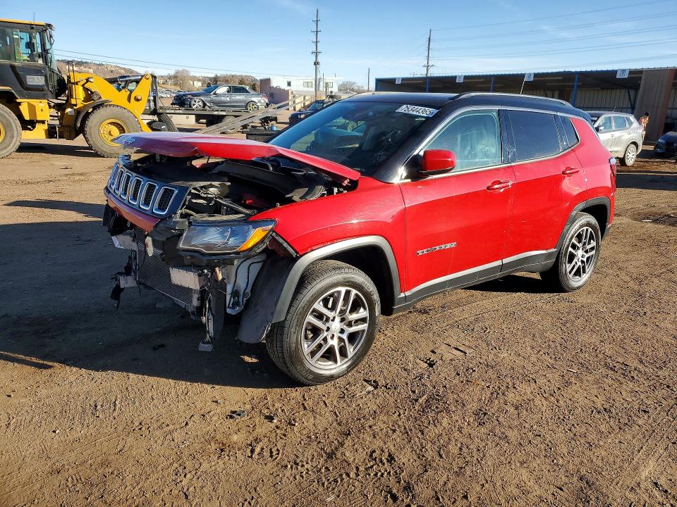 Auction sale of the 2020 Jeep Compass, vin: 3C4NJDBB7LT244535, lot number: 75344365