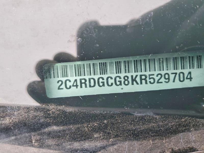 2019 Dodge Grand Caravan მანქანა იყიდება აუქციონზე, vin: 2C4RDGCG8KR529704, აუქციონის ნომერი: 74648715
