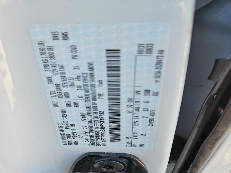 Продажа на аукционе авто 2023 Ford F150, vin: 1FTFW1E89PKF87732, номер лота: 99214145