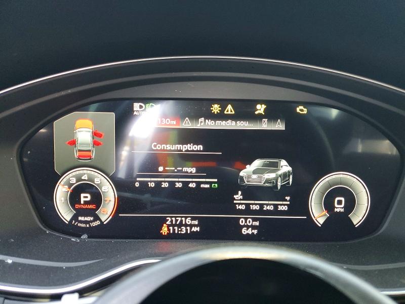2023 Audi A4 მანქანა იყიდება აუქციონზე, vin: WAUEAAF47PN003832, აუქციონის ნომერი: 98241115
