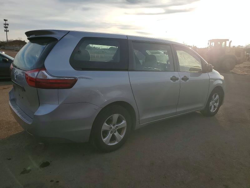 2015 Toyota Sienna მანქანა იყიდება აუქციონზე, vin: 5TDZK3DCXFS591516, აუქციონის ნომერი: 72630845
