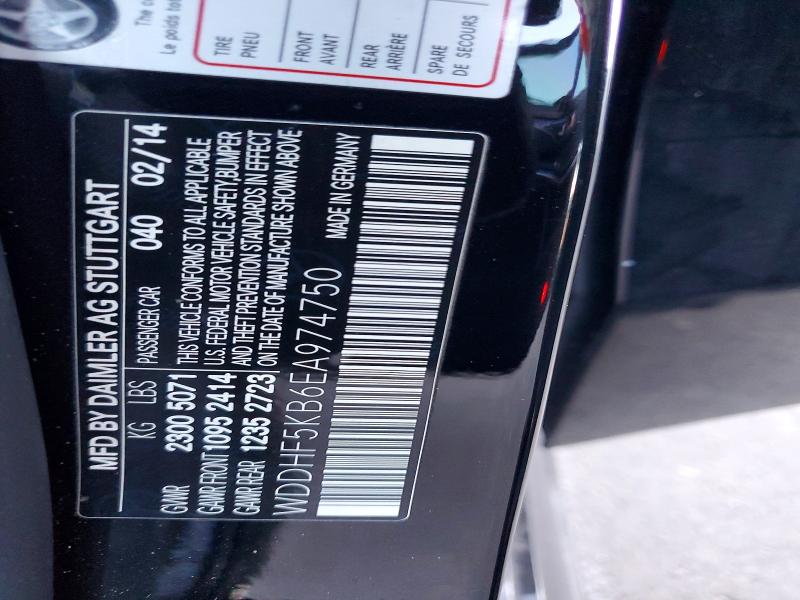 Aukcja sprzedaży 2014 Mercedes-benz E, vin: WDDHF5KB6EA974750, numer aukcji: 73742245