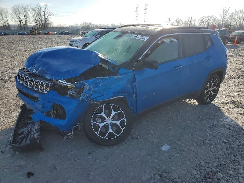 2024 Jeep Compass მანქანა იყიდება აუქციონზე, vin: 3C4NJDCN3RT129027, აუქციონის ნომერი: 96191095