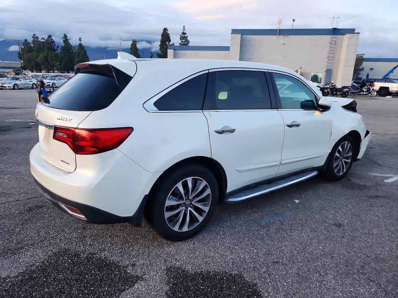 Aukcja sprzedaży 2016 Acura Mdx Techno, vin: 5FRYD4H49GB033174, numer aukcji: 99499945