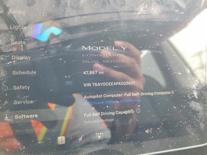 2023 Tesla Model Y მანქანა იყიდება აუქციონზე, vin: 7SAYGDEE4PA025621, აუქციონის ნომერი: 99648575