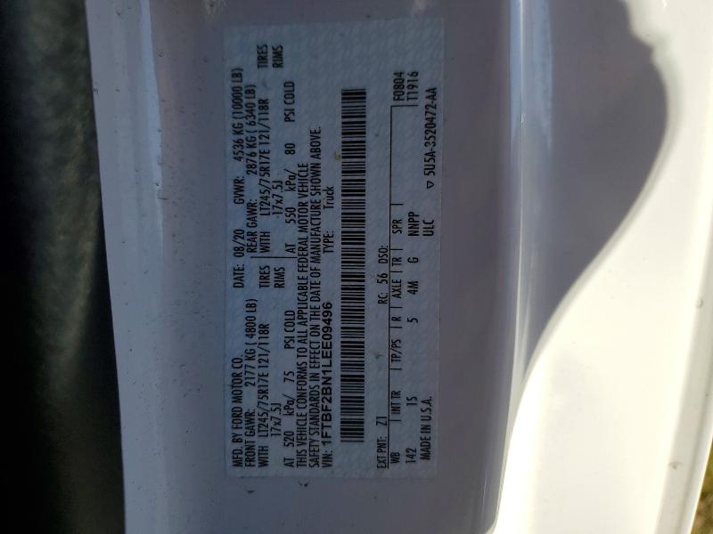 Продаж на аукціоні авто 2020 Ford F250 Super, vin: 1FTBF2BN1LEE09496, номер лоту: 73536785
