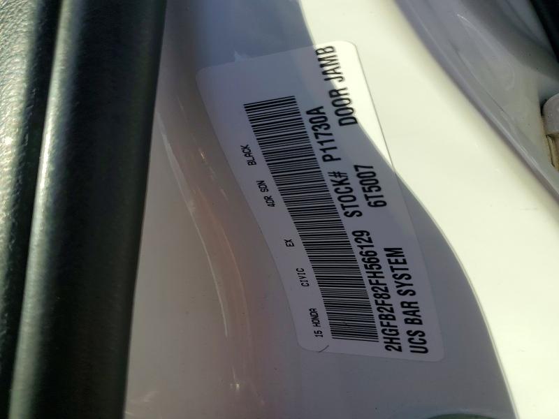 Aukcja sprzedaży 2015 Honda Civic, vin: 2HGFB2F82FH566129, numer aukcji: 72467365