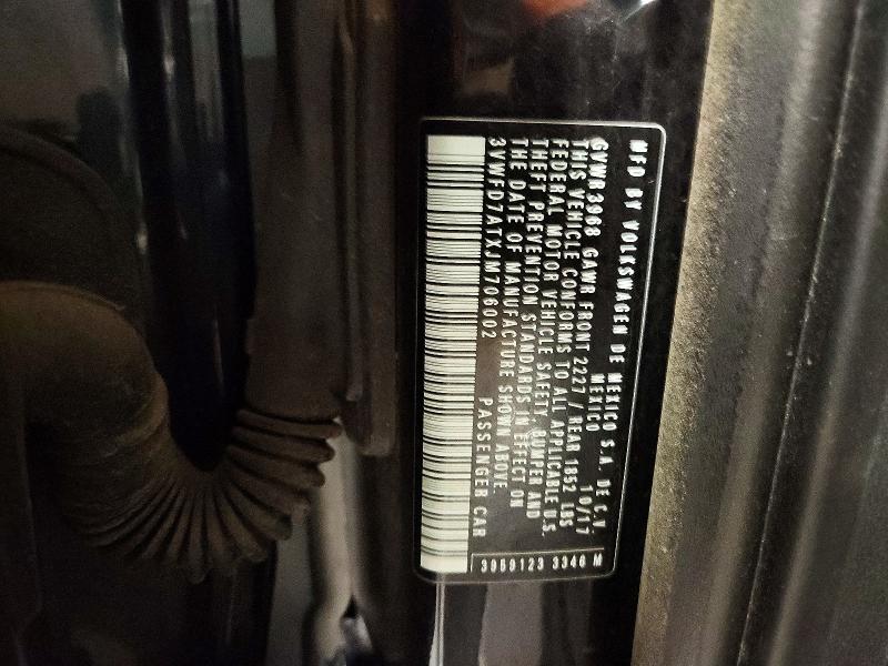 Aukcja sprzedaży 2018 Volkswagen Beetle, vin: 3VWFD7ATXJM706002, numer aukcji: 74003145