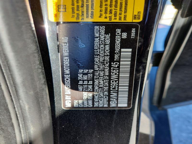 Aukcja sprzedaży 2014 Bmw X1, vin: WBAVM1C59EVW56745, numer aukcji: 73448855