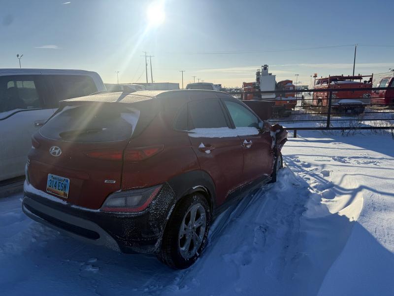 96081945 :رقم المزاد ، KM8K6CAB2PU040359 vin ، 2023 Hyundai Kona مزاد بيع