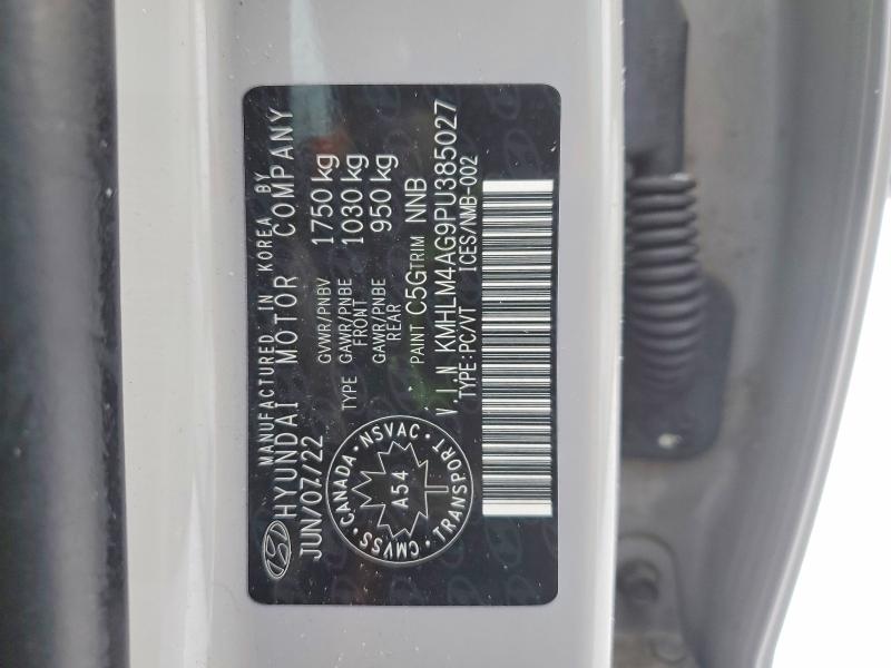 98387895 :رقم المزاد ، KMHLM4AG9PU385027 vin ، 2023 Hyundai Elantra مزاد بيع