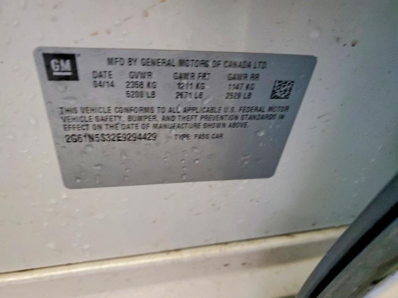 99340855 :رقم المزاد ، 2G61N5S32E9294429 vin ، 2014 Cadillac Xts مزاد بيع