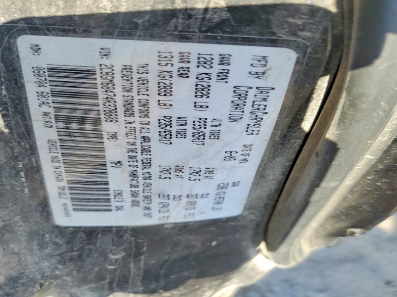 Aukcja sprzedaży 2004 Chrysler Pacifica, vin: 2C8GM68474R378808, numer aukcji: 97310895