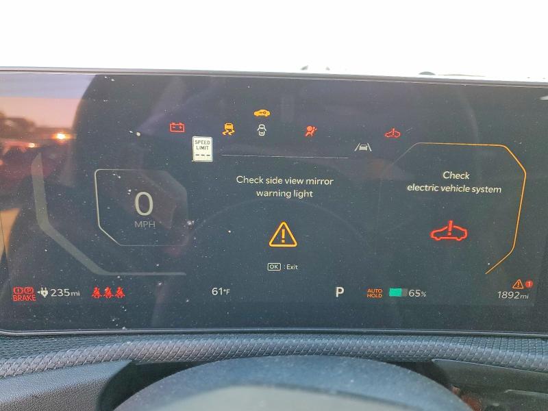 2025 Kia Ev6 მანქანა იყიდება აუქციონზე, vin: 5XYC44JA7SG010151, აუქციონის ნომერი: 99523355