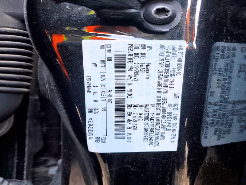 Продажа на аукционе авто 2015 Ford Focus, vin: 1FADP3F28FL384016, номер лота: 73810105