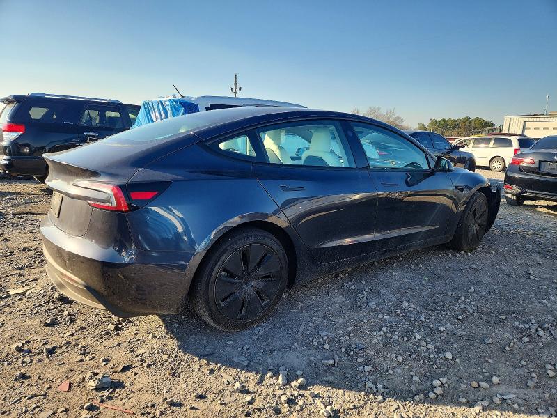 2025 Tesla Model 3 მანქანა იყიდება აუქციონზე, vin: 5YJ3E1EA3SF977076, აუქციონის ნომერი: 99550405