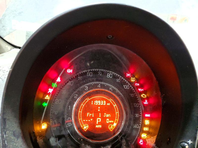 2012 Fiat 500 მანქანა იყიდება აუქციონზე, vin: 3C3CFFBR9CT116447, აუქციონის ნომერი: 75294775