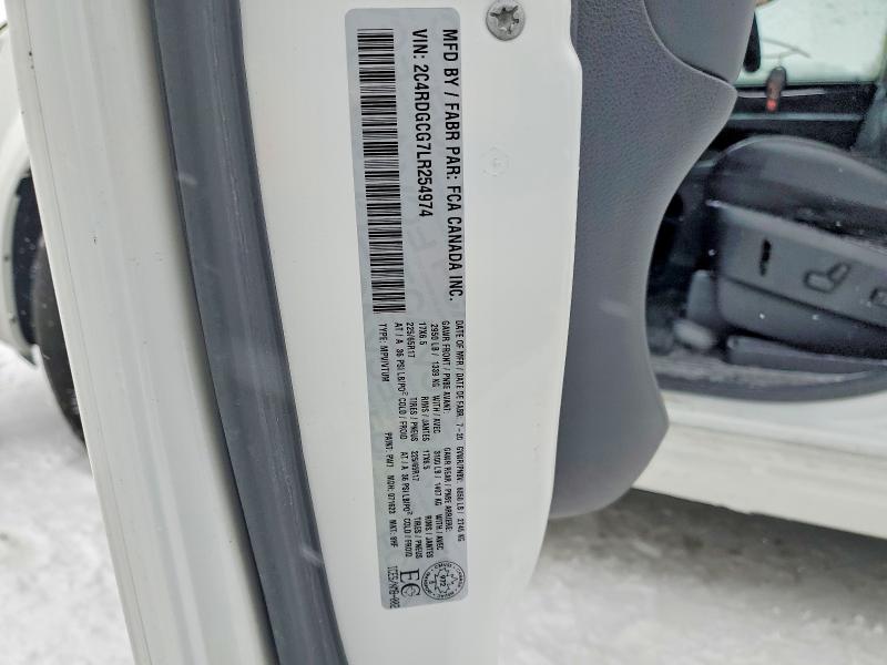 Продажа на аукционе авто 2020 Dodge Grand Caravan, vin: 2C4RDGCG7LR254974, номер лота: 73590505