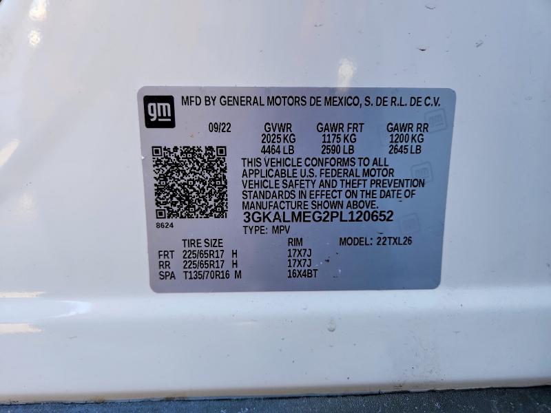 Aukcja sprzedaży 2023 Gmc Terrain, vin: 3GKALMEG2PL120652, numer aukcji: 72671285