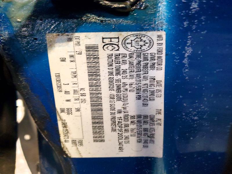 74013965 :رقم المزاد ، 1FADP3F20DL347491 vin ، 2013 Ford Focus Se مزاد بيع