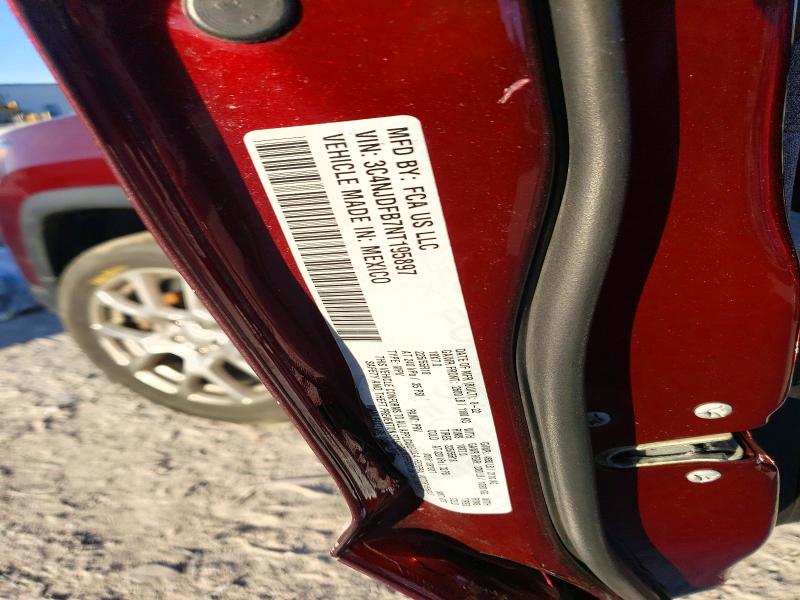 2022 Jeep Compass მანქანა იყიდება აუქციონზე, vin: 3C4NJDFB7NT195897, აუქციონის ნომერი: 98020175