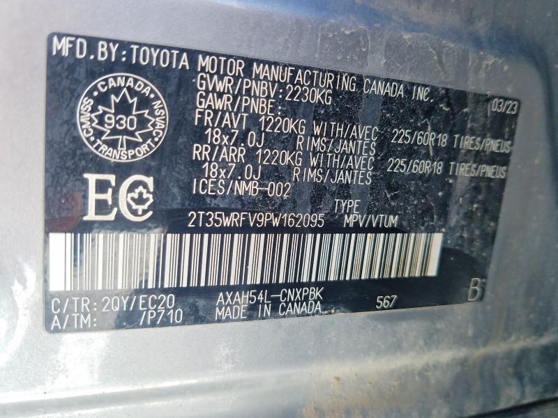 Aukcja sprzedaży 2023 Toyota Rav4 Xse, vin: 2T35WRFV9PW162095, numer aukcji: 98551395