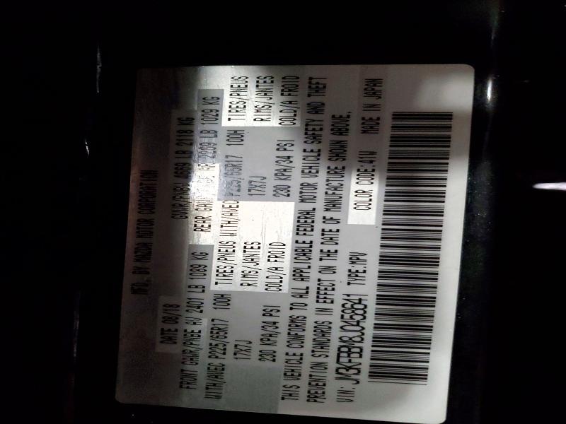 75267425 :رقم المزاد ، JM3KFBBM8J0458641 vin ، 2018 Mazda Cx-5 مزاد بيع