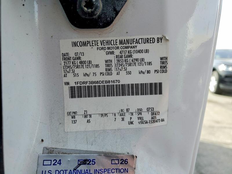 Aukcja sprzedaży 2013 Ford F350, vin: 1FDRF3B68DEB81670, numer aukcji: 74343685