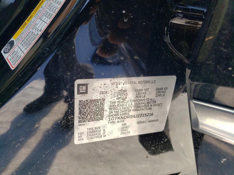 Продаж на аукціоні авто 2018 Cadillac Xt5, vin: 1GYKNDRS4JZ215216, номер лоту: 75208185