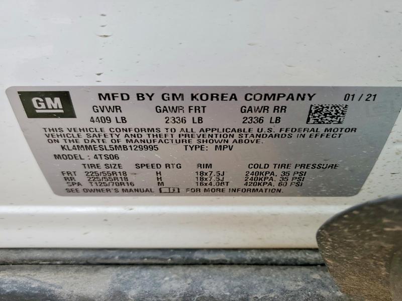 Продаж на аукціоні авто 2021 Buick Encore Gx, vin: KL4MMESL5MB129995, номер лоту: 75000365