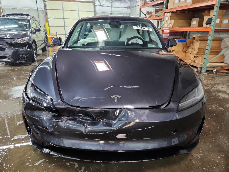 2024 Tesla Model 3 მანქანა იყიდება აუქციონზე, vin: 5YJ3E1ET6RF824459, აუქციონის ნომერი: 74694255