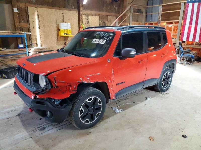 Продаж на аукціоні авто 2017 Jeep Renegade T, vin: ZACCJBCB3HPE91186, номер лоту: 73609695