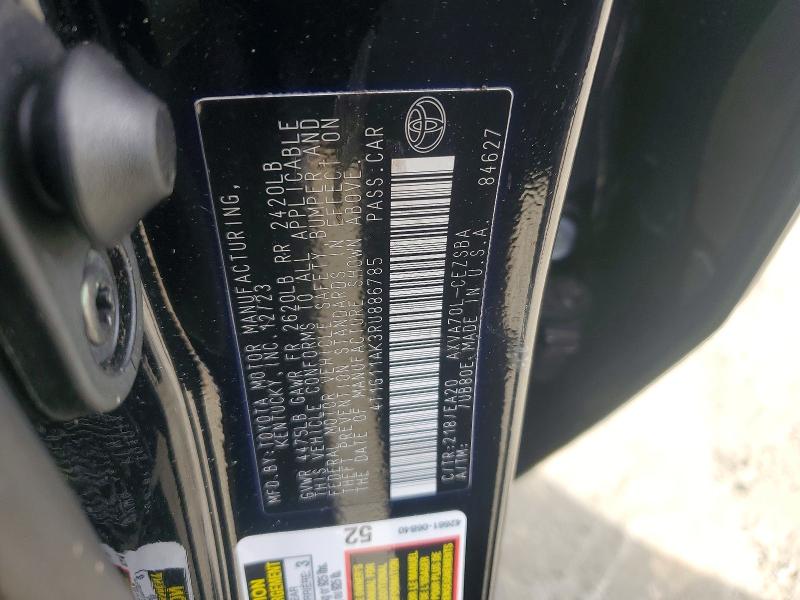 Aukcja sprzedaży 2024 Toyota Camry, vin: 4T1G11AK3RU886785, numer aukcji: 74821865