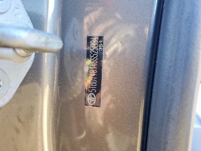 72955535 :رقم المزاد ، 5TBDT48146S525994 vin ، 2006 Toyota Tundra مزاد بيع