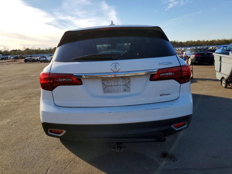 72358155 :رقم المزاد ، 5FRYD4H4XEB003176 vin ، 2014 Acura Mdx مزاد بيع