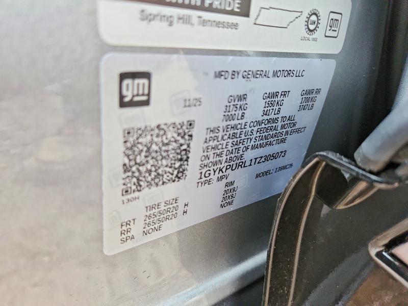 Продажа на аукционе авто 2026 Cadillac Lyriq, vin: 1GYKPURL1TZ305073, номер лота: 99309605