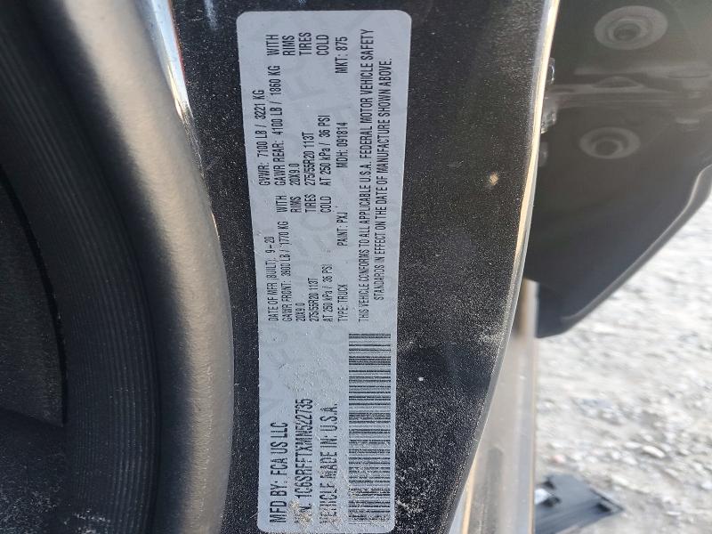 Продажа на аукционе авто 2021 Ram 1500, vin: 1C6SRFFTXMN522735, номер лота: 72446225