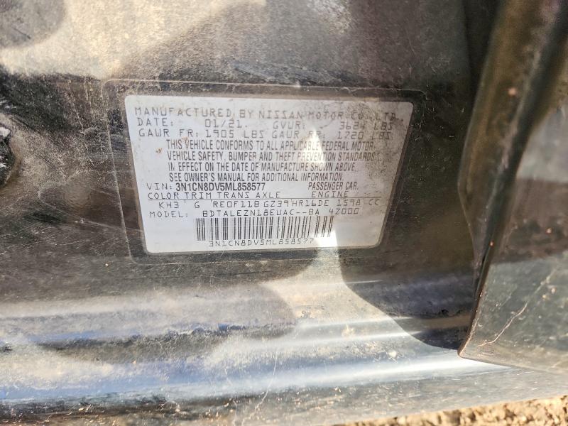 Aukcja sprzedaży 2021 Nissan Versa, vin: 3N1CN8DV5ML858577, numer aukcji: 74263255