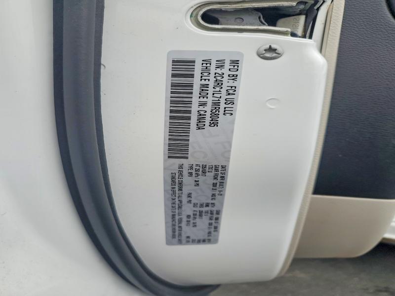 Aukcja sprzedaży 2021 Chrysler Pacifica, vin: 2C4RC1L71MR580495, numer aukcji: 73655955