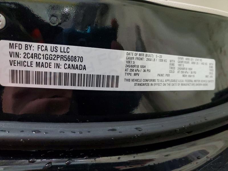 Продажа на аукционе авто 2023 Chrysler Pacifica, vin: 2C4RC1GG2PR560870, номер лота: 73169165