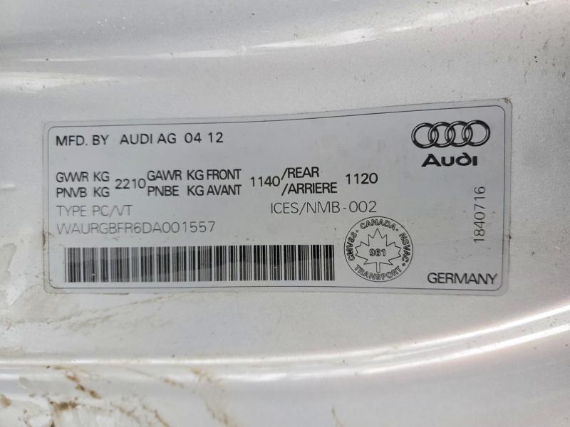 Auction sale of the 2013 Audi S5 3.0t Quattro 2dr, vin: WAURGBFR6DA001557, lot number: 99266995