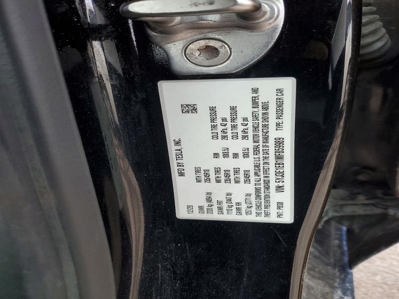 Продажа на аукционе авто 2021 Tesla Model 3, vin: 5YJ3E1EB1MF859989, номер лота: 99256915