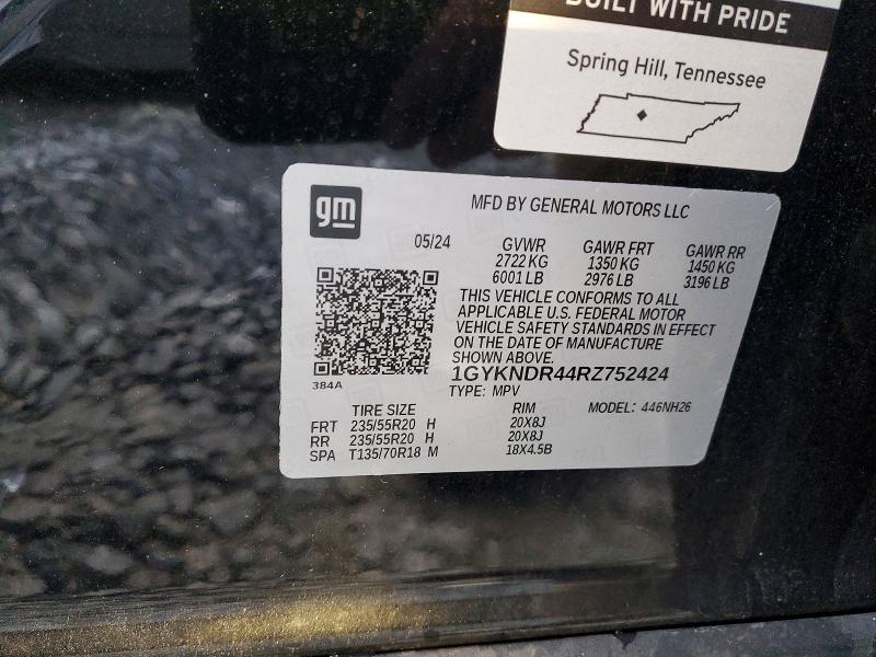 Продажа на аукционе авто 2024 Cadillac Xt5, vin: 1GYKNDR44RZ752424, номер лота: 73075275