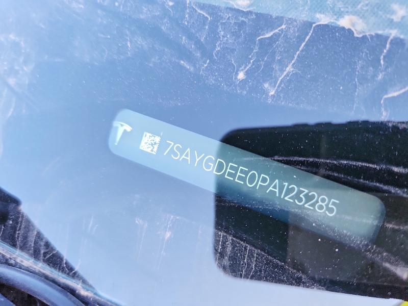 73732275 :رقم المزاد ، 7SAYGDEE0PA123285 vin ، 2023 Tesla Model Y مزاد بيع