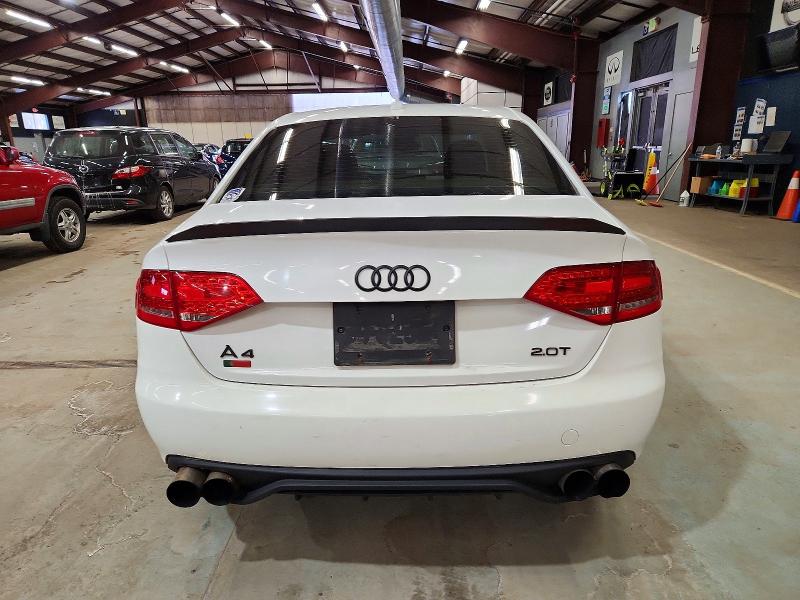 2010 Audi A4 Premium მანქანა იყიდება აუქციონზე, vin: WAUFFAFL9AN007644, აუქციონის ნომერი: 99472895