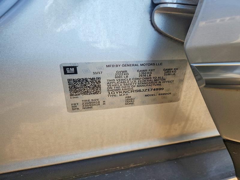 Aukcja sprzedaży 2018 Cadillac Xt5, vin: 1GYKNCRS6JZ174999, numer aukcji: 97333475